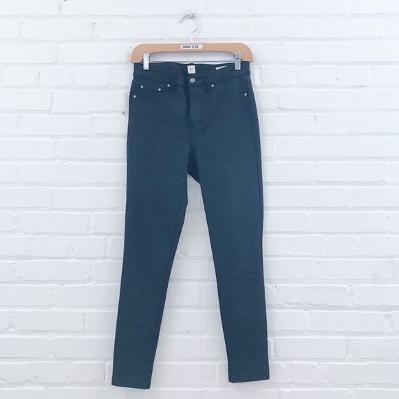 GAP charcoal leggings skinny stretch high rise - Picture 1 of 4